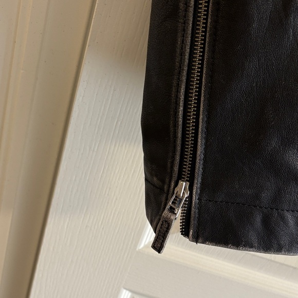 Diesel Men's Black Leather Jacket - Picture 4 of 5